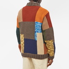 YMC Men's Blut Patchwork Knit in Multi