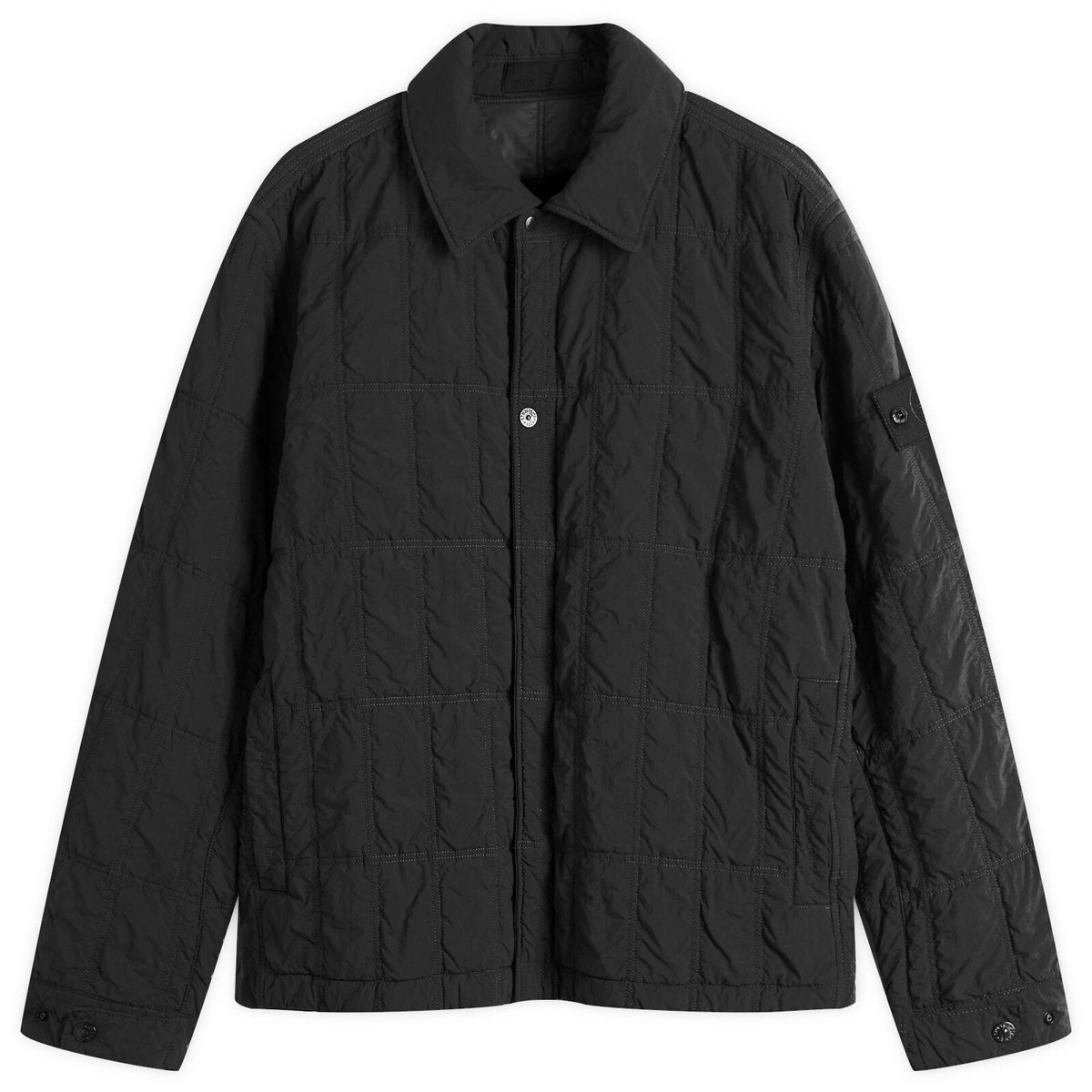 ジャケット・アウター Ripstop Garment Dyed Overshirt Stone Island Men's Garment Dyed Two Pocket Zip Overshirt in