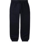 SSAM - Tapered Silk and Cotton-Blend Sweatpants - Blue