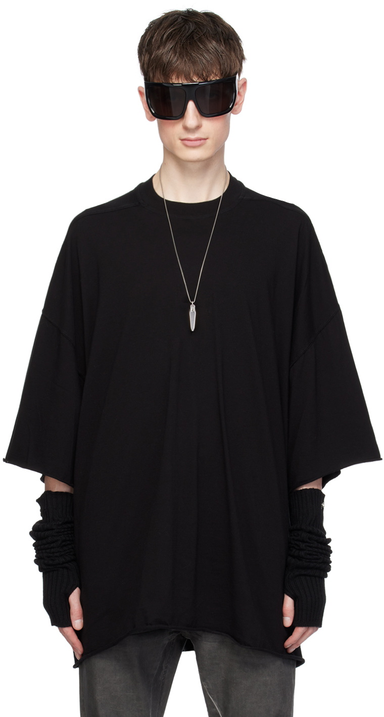 Rick Owens Tommy Tee - Black main image 1