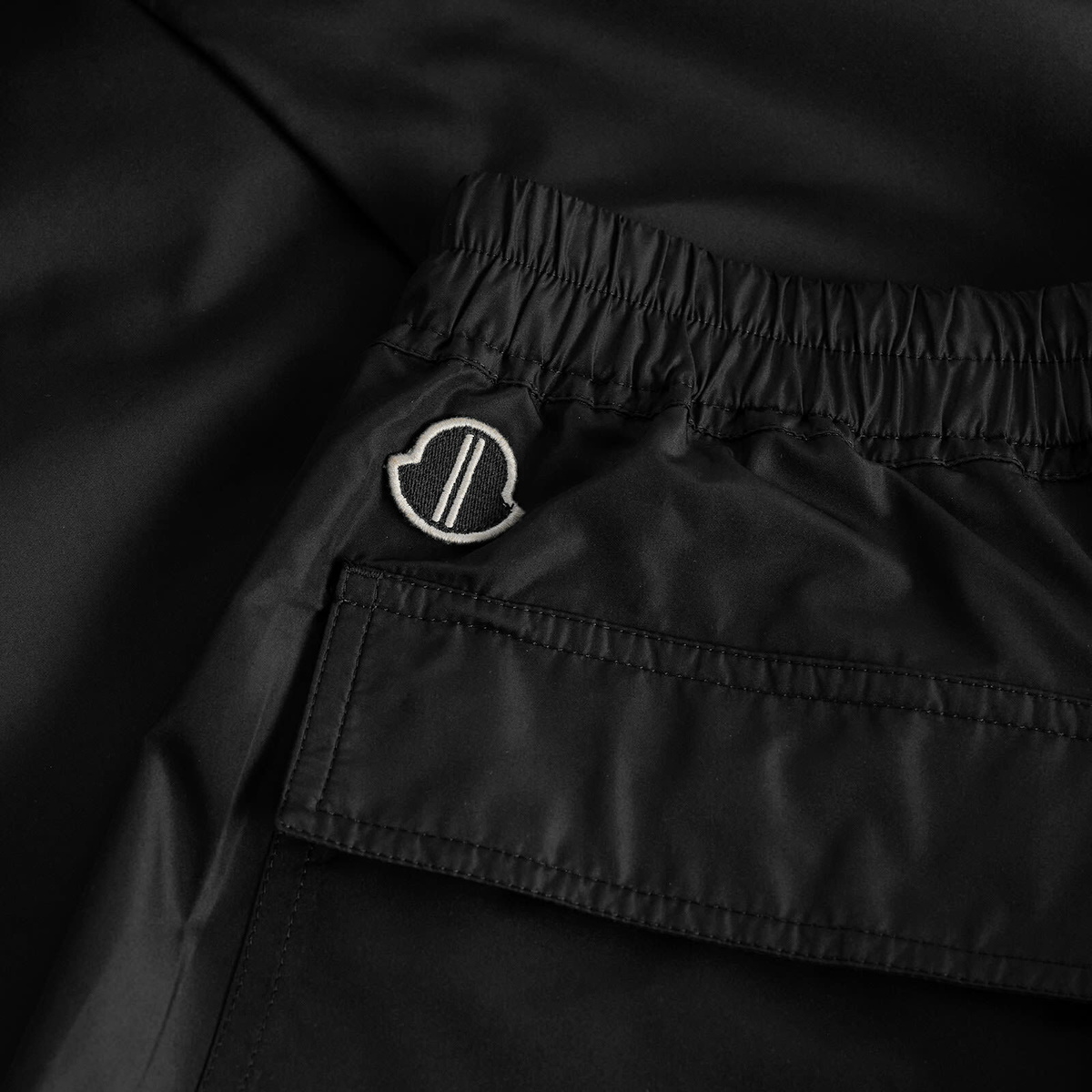 Rick Owens x Moncler Drawstring Trousers in Black