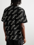KENZO - VERDY Oversized Logo-Print Cotton-Jersey T-Shirt - Black
