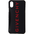 Givenchy Black and Red Logo iPhone X/XS Case