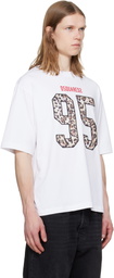 Dsquared2 White Wild2 Loose Fit T-shirt