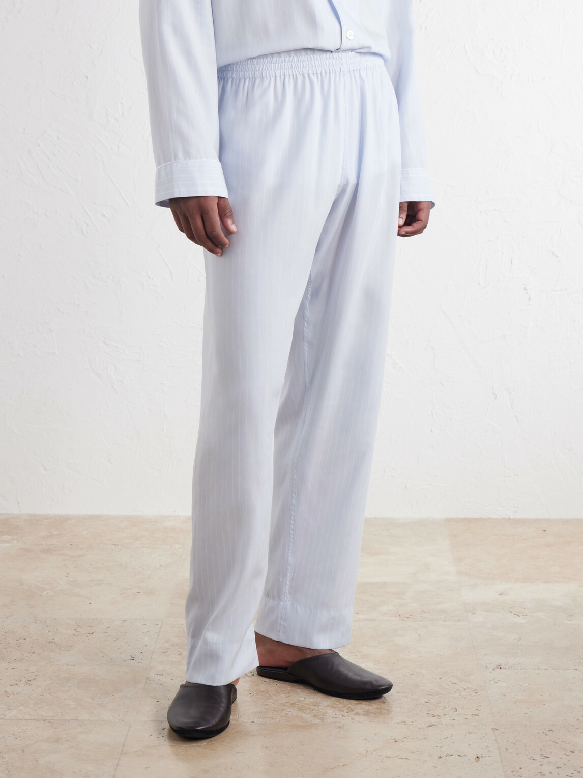 Zimmerli - Striped Lyocell Pyjama Set - Blue