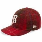 New Era Boston Braves Harris Tweed 9Fifty Adjustable Cap in Red