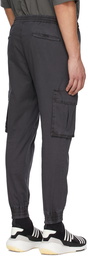 Juun.J Grey Twill Jogger Cargo Pants