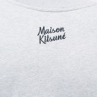 Maison Kitsuné Men's Dressed Fox Comfort Sweat in Light Grey Melange
