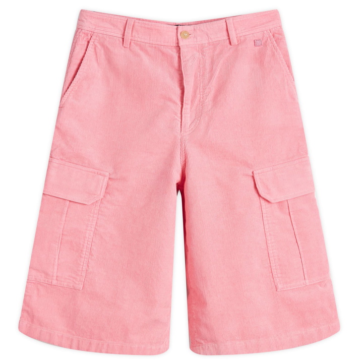 Photo: Acne Studios Women's Face Shorts in Tango Pink