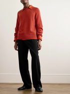 UMIT BENAN B - Summer Pull Cashmere and Cotton-Blend Sweater - Red