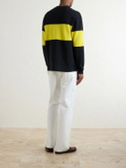 Aimé Leon Dore - Rally Logo-Print Cotton Sweater - Black