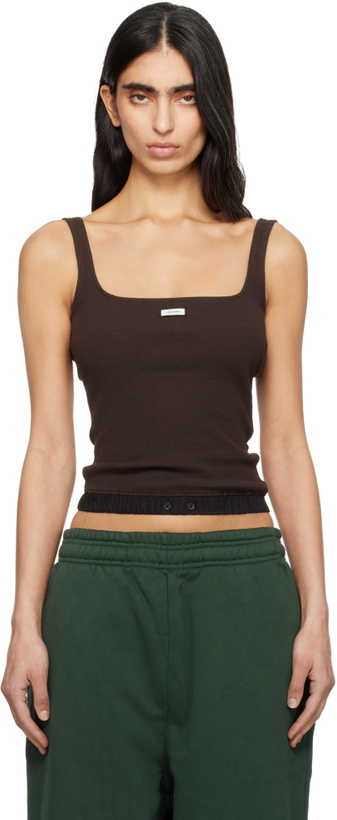 Photo: Entire Studios Brown Lounge Tank Top