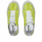 Norda Men's 001 Sneakers in Sulphur Lime Dyneema/Grey