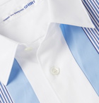 Comme des Garçons SHIRT - Panelled Cotton-Poplin Shirt - White