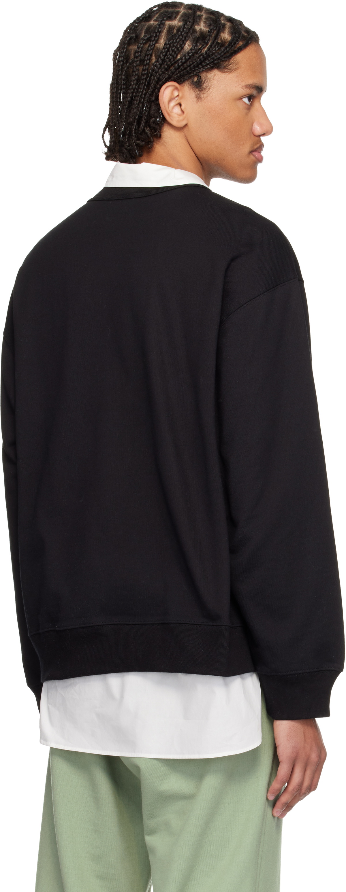 Dries Van Noten Black Oversized Sweatshirt