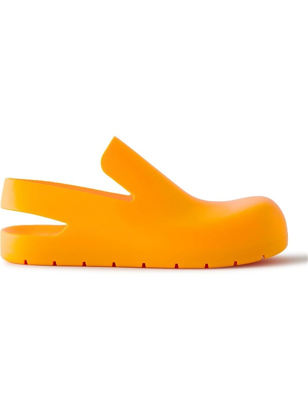 Photo: Bottega Veneta - Puddle Rubber Sandals - Orange