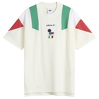 Adidas Men's FIGC EQT T-Shirt in Off White