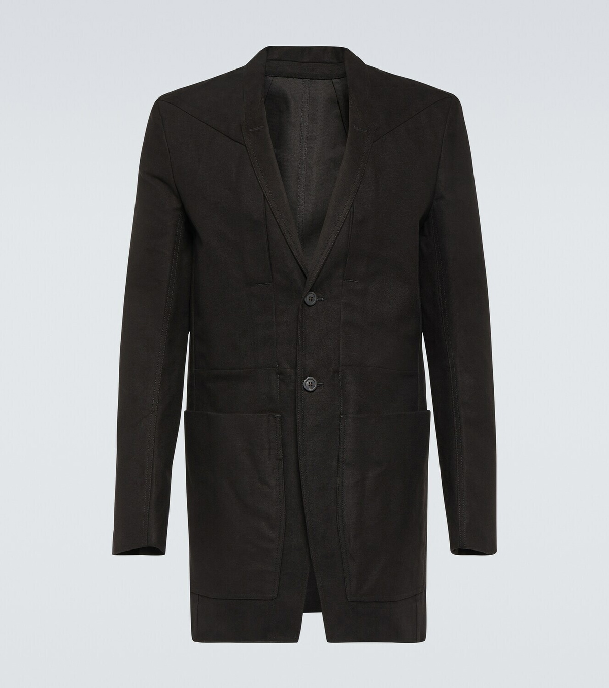 Rick Owens Fogpocket Lido cotton blazer Rick Owens Rick Owens Fogpocket Lido cotton blazer Rick Owens