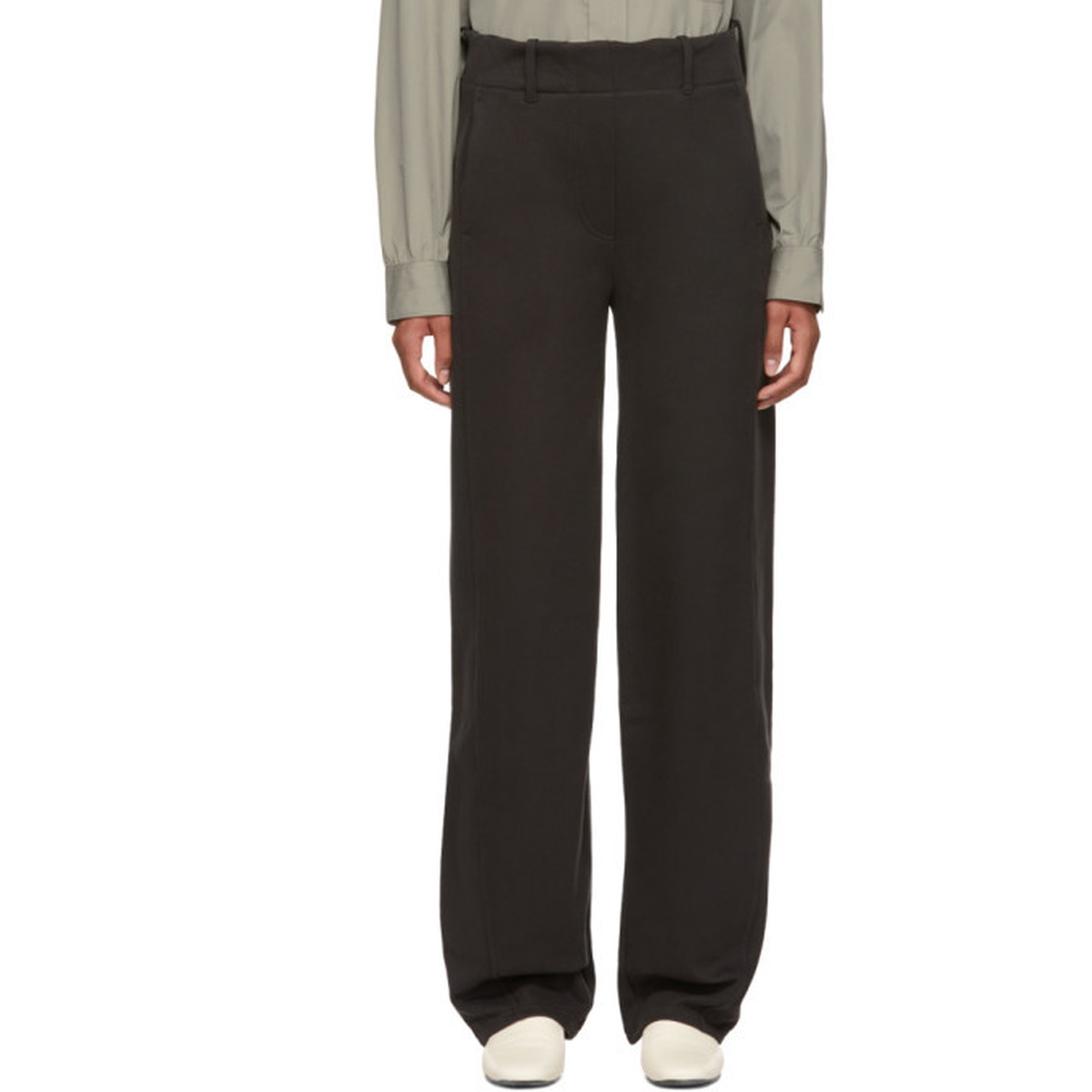 Lemaire Black Large Twisted Lounge Pants Lemaire