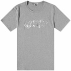 Isabel Marant Men's Hanorih Foil Logo T-Shirt in Grey