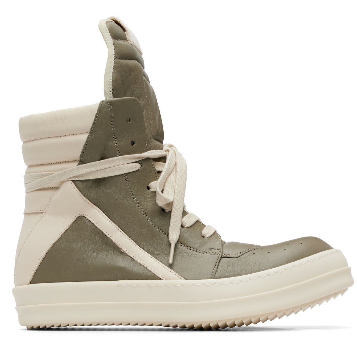 Rick Owens Taupe Tower Geobasket Sneakers