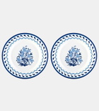 Aquazzura Casa Jaipur set of 2 dinner plates