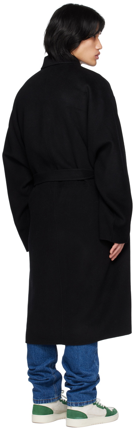 Acne Studios Black Belted Coat