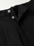 DRKSHDW by Rick Owens - Double-Knee Geth Wide-Leg Selvedge Jeans - Black