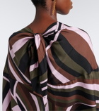 Pucci Iride crêpe de chine silk kaftan