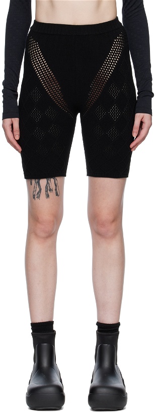 Photo: AMBUSH Black Perforated Shorts