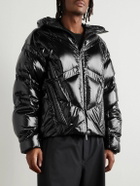 Moncler Genius - A$AP Rocky Bahianinha Quilted Glossed-Shell Hooded Down Jacket - Black