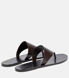 The Row - Avery leather thong sandals