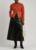 Nanushka Kloe Brushed Cashmere Jumper Red