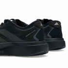 Adidas Men's Adizero Evo SL Exo Sneaker in Black/Night Grey/Iron Metallic