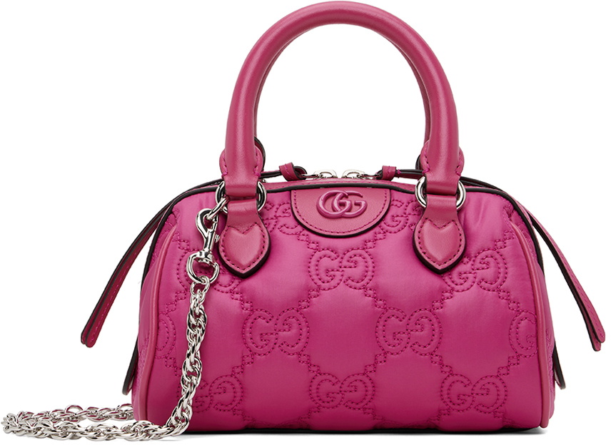 Gucci Pink Mini GG Matelassé Bag