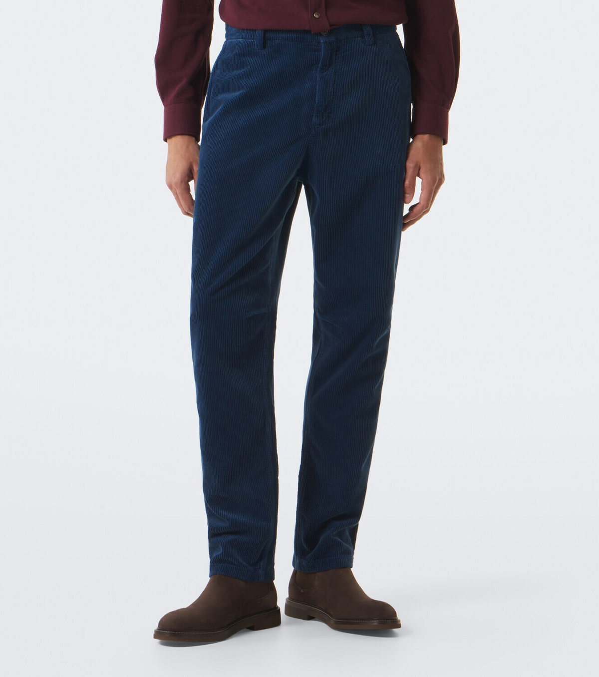 Brunello Cucinelli Cotton corduroy straight pants