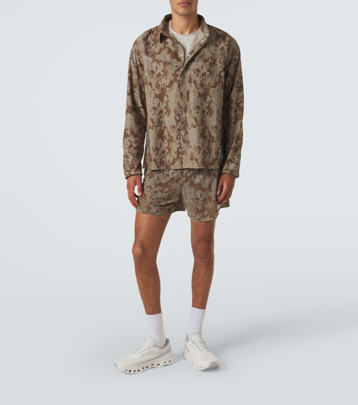 Satisfy River camouflage PeaceShell shirt