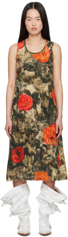 Photo: R13 Khaki Sleeveless Midi Dress