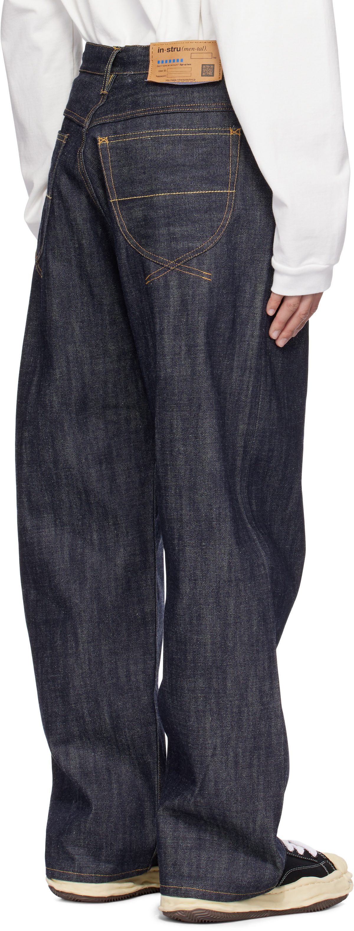 BAGGY DENIM 迷彩 Dream garden（ドリームガーデン）の「迷彩柄デニムパンツ