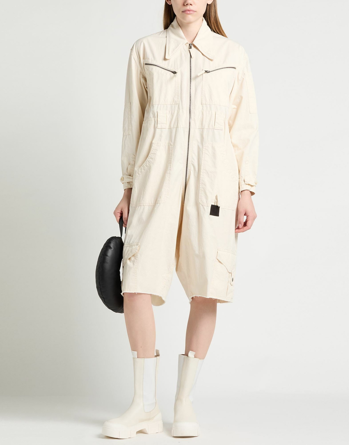 Maison Margiela Womens Playsuit Ivory