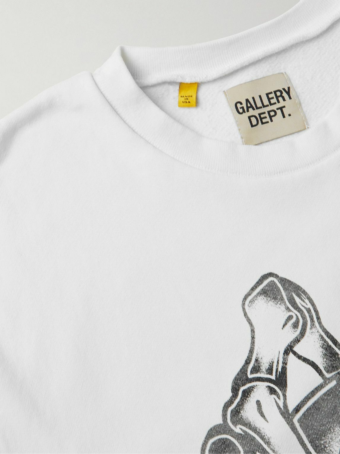 Gallery Dept. - G-Ball Printed Cotton-Jersey Sweatshirt - White