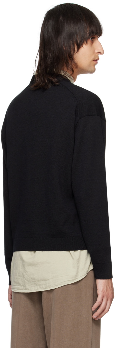 ATON Black Washi Cardigan