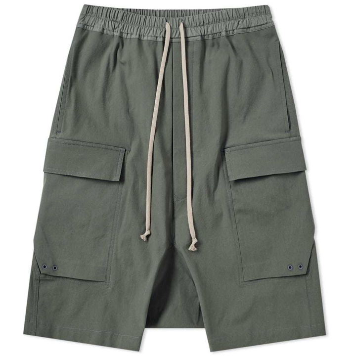 Photo: Rick Owens Drawstring Cargo Pods Short Green