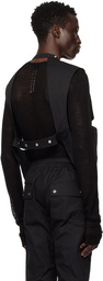 Rick Owens Black Porterville Zip Vest