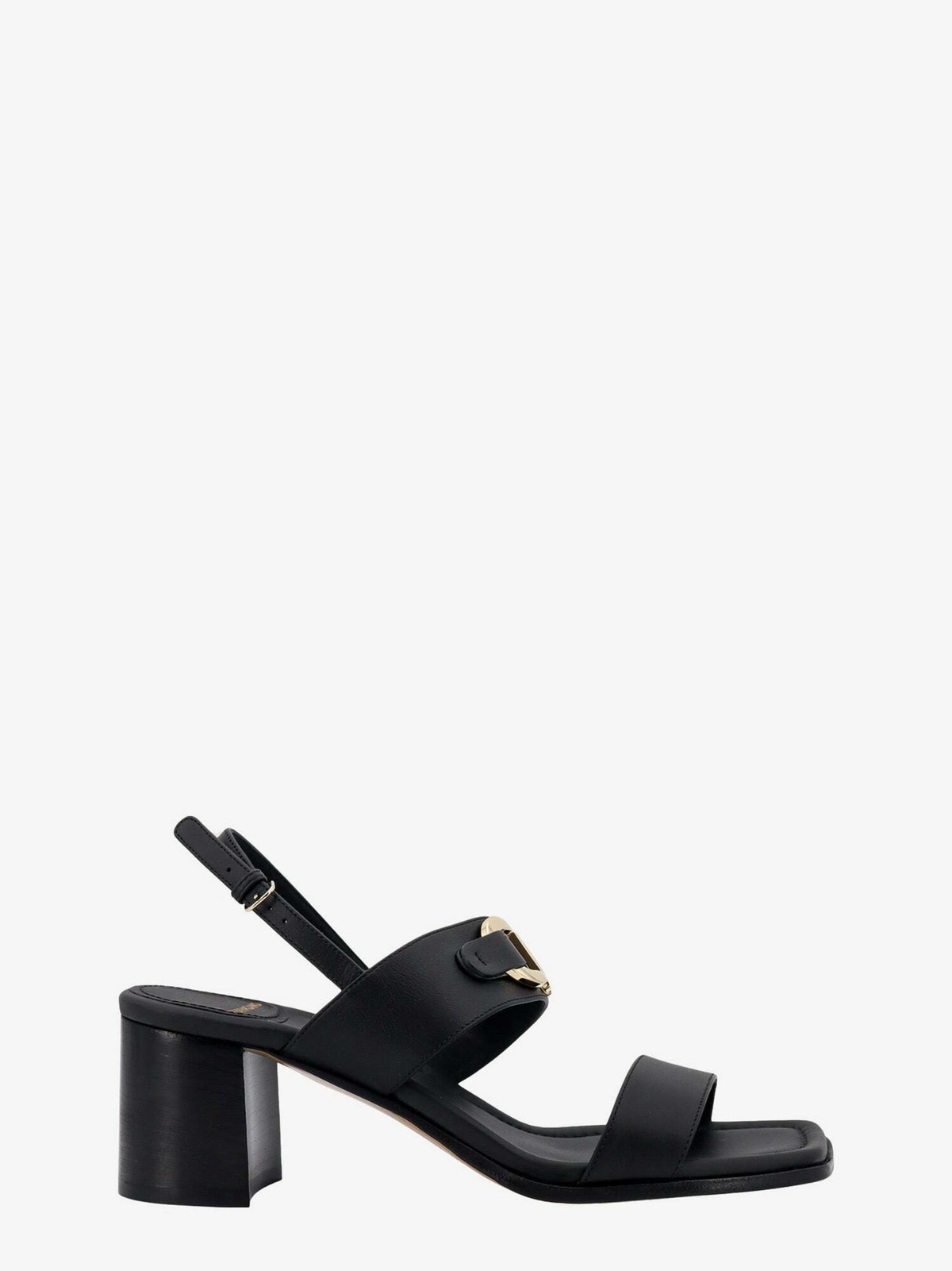 サンダル・ミュール FERRAGAMO 'Helena' sandals Black Salvatore Ferragamo Helena Women's Sandals Black Satin
