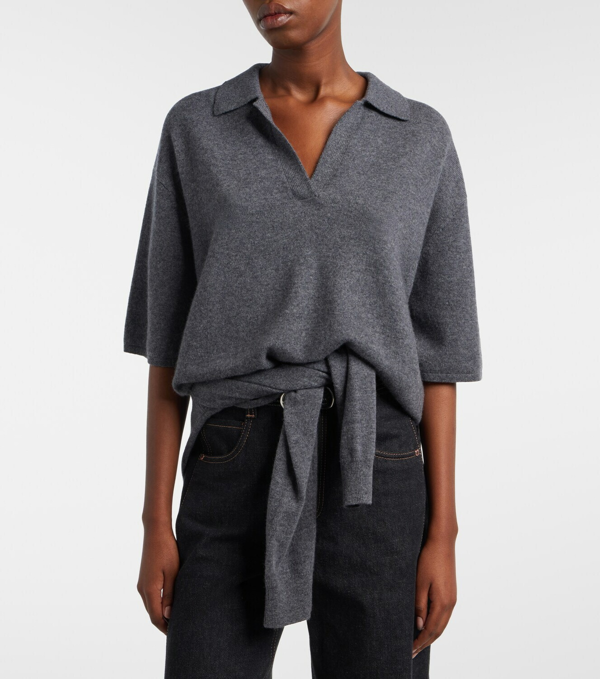 Lisa Yang Neela cashmere polo sweater
