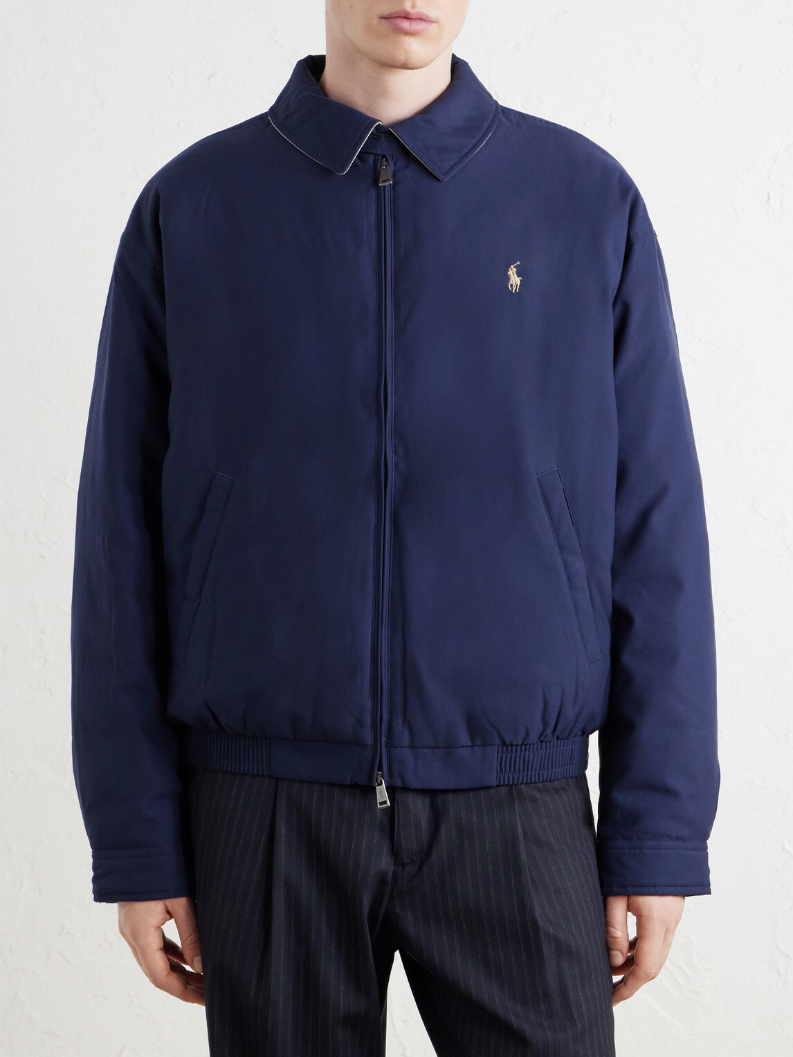Polo Ralph Lauren - Logo-Embroidered Recycled-Shell Down Jacket - Blue