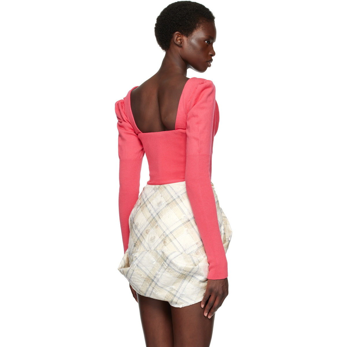 Vivienne Westwood Pink Bea Corset Cardigan