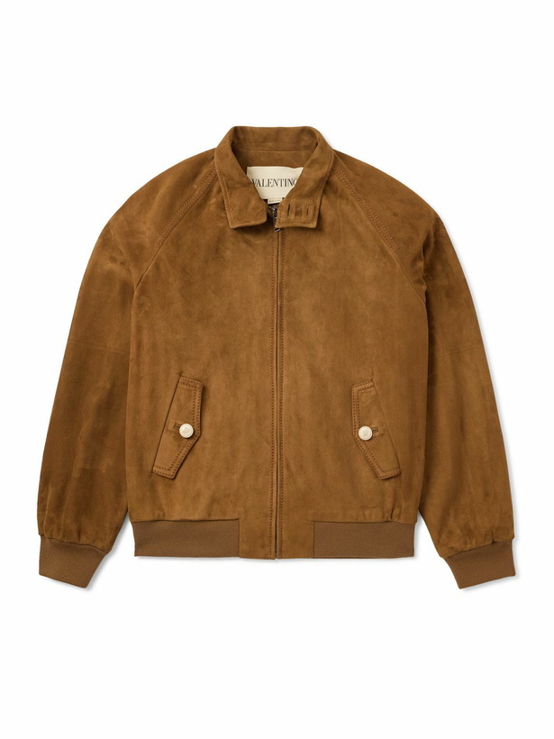 Photo: Valentino Garavani - Suede Jacket - Brown