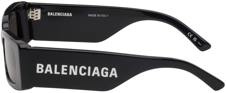 Balenciaga Black Rectangle Sunglasses Balenciaga